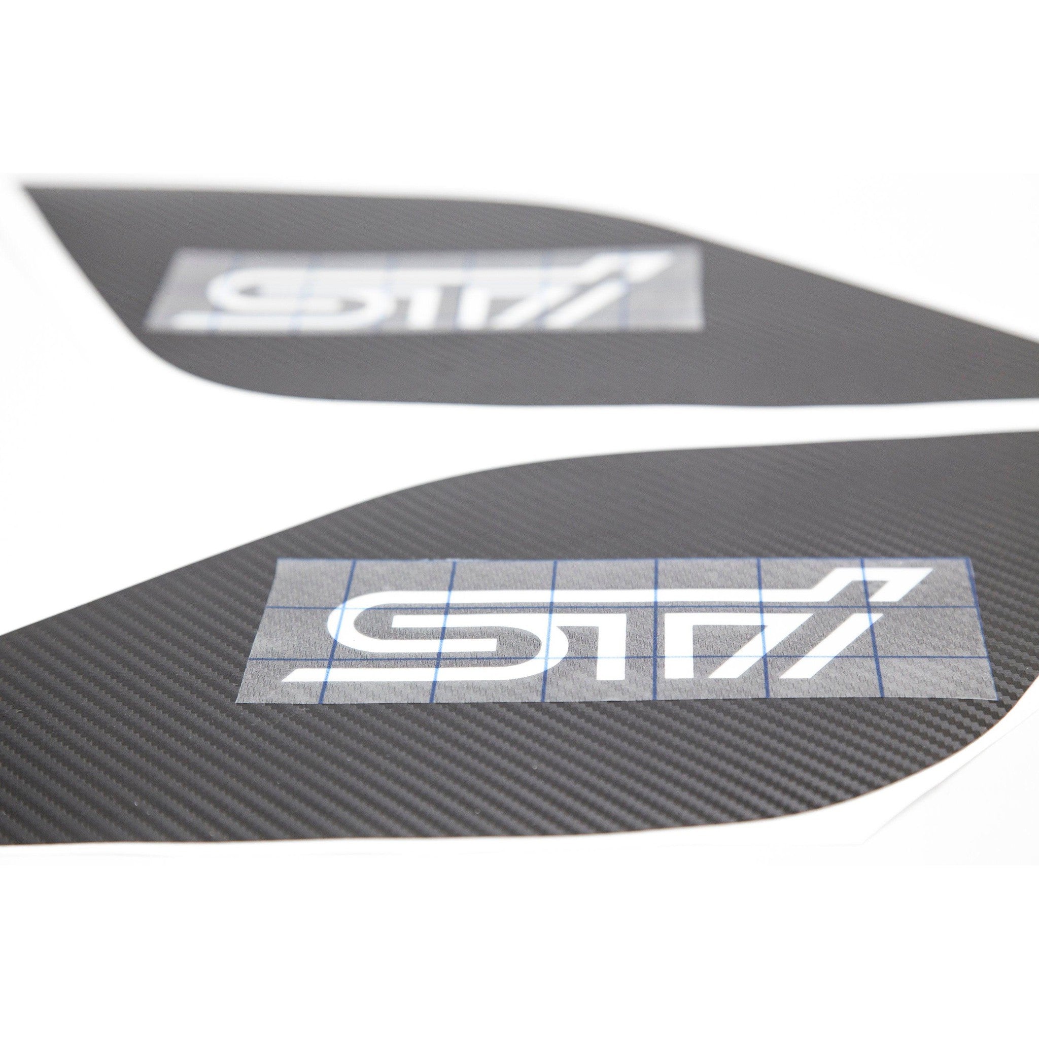 Sticker Fab Wing End Overlays for STI with OEM Wing - 2015-2026 WRX* / STI
