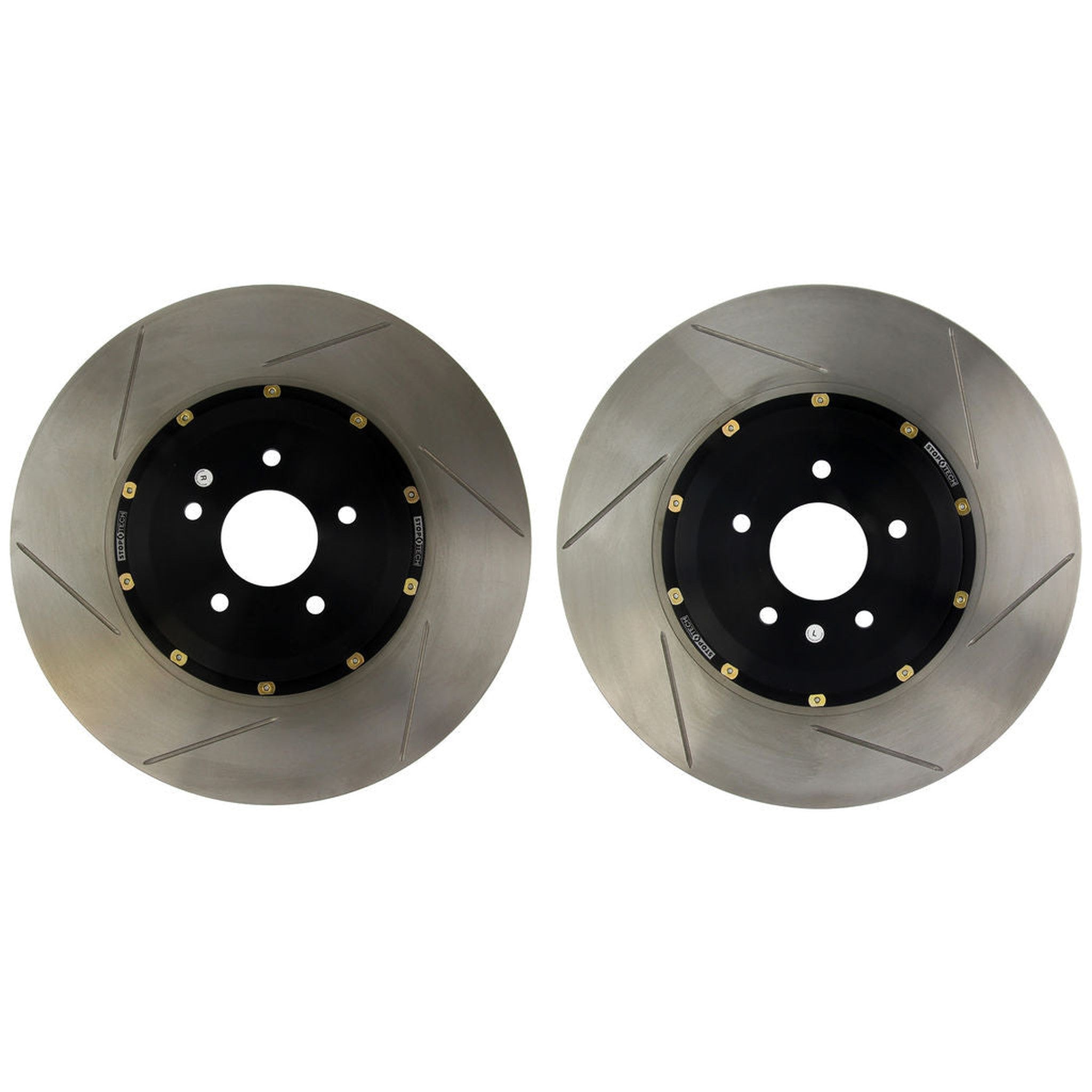 StopTech Rear Slotted Zinc Aero-Rotors Pair 380x30mm Nissan GT-R 2009-2019 | 81.658.9932
