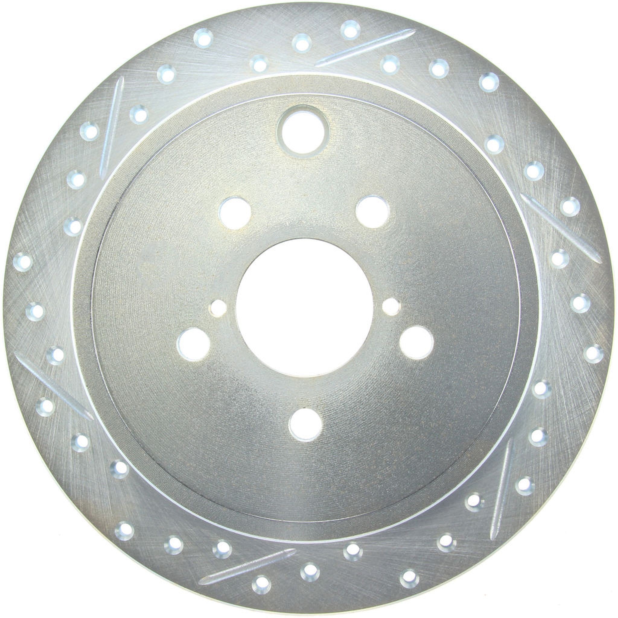 StopTech Select Sport Slotted & Drilled Brake Rotor Rear Right Subaru WRX 2008-2014 | 227.47029R