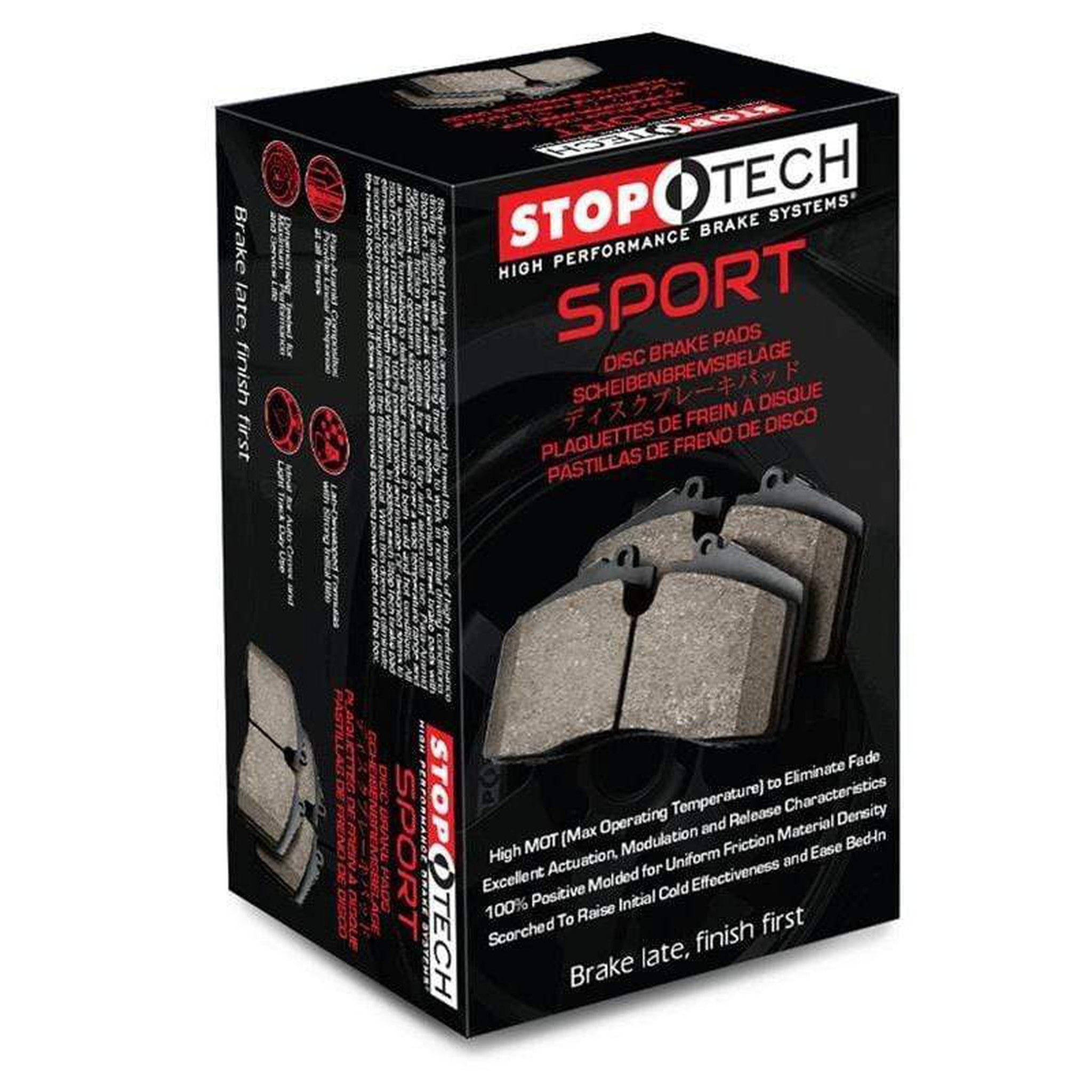 StopTech Sport Brake Pads Rear Nissan 350z / Infiniti G35 / G37 03-13 | 309.09051