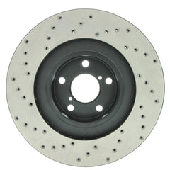 StopTech Sport Drilled Brake Rotor Front Right Nissan 370z 2009-2020 / Infiniti G37 2008-2013 | 128.42100R