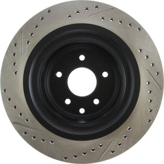 StopTech Sport Drilled + Slotted Brake Rotor Rear Left Nissan 370z 2009-2020 / Infiniti G37 2008-2013 | 127.42101L