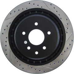 StopTech Sport Drilled + Slotted Brake Rotor Rear Left Nissan 370z 2009-2020 / Infiniti G37 2008-2013 | 127.42101L