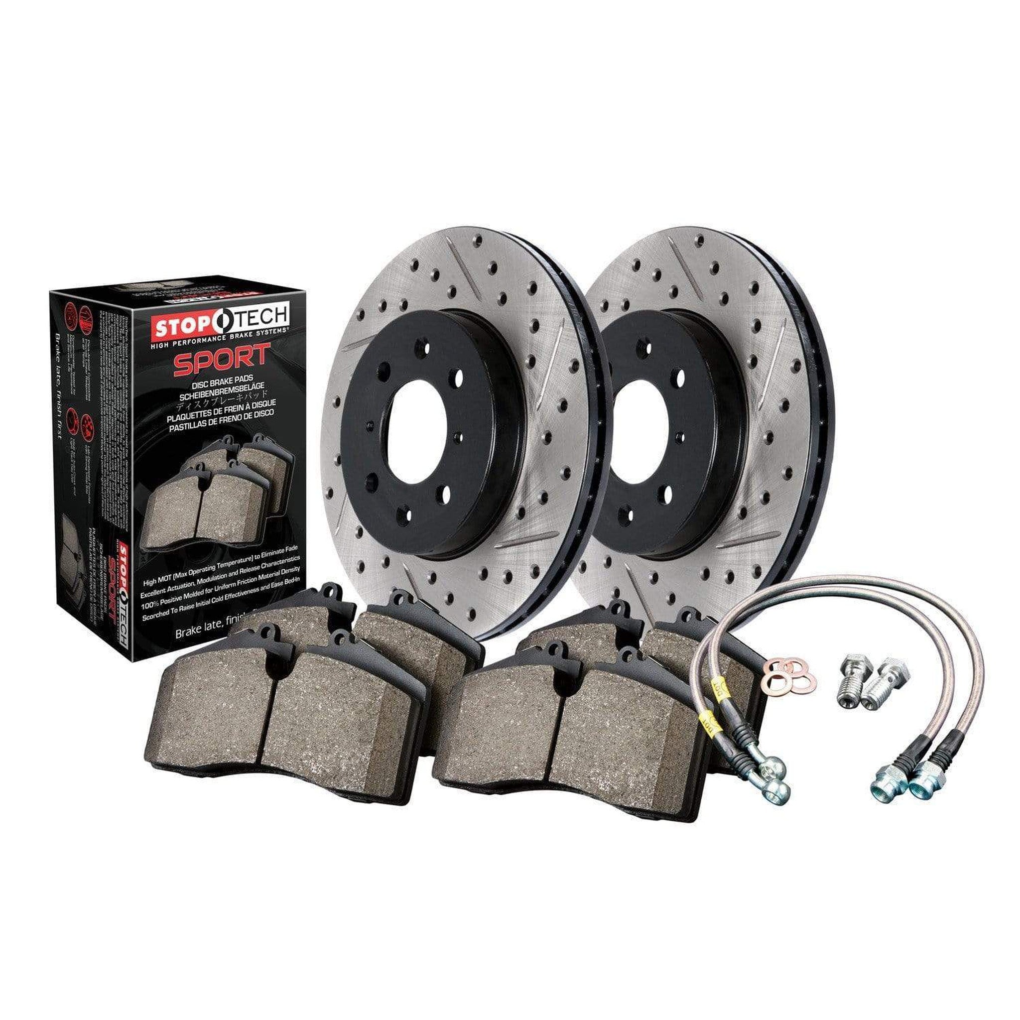 StopTech Sport Drilled and Slotted Rear Brake Kit Scion FR-S / Subaru BRZ 2013-2020 | 978.44016R