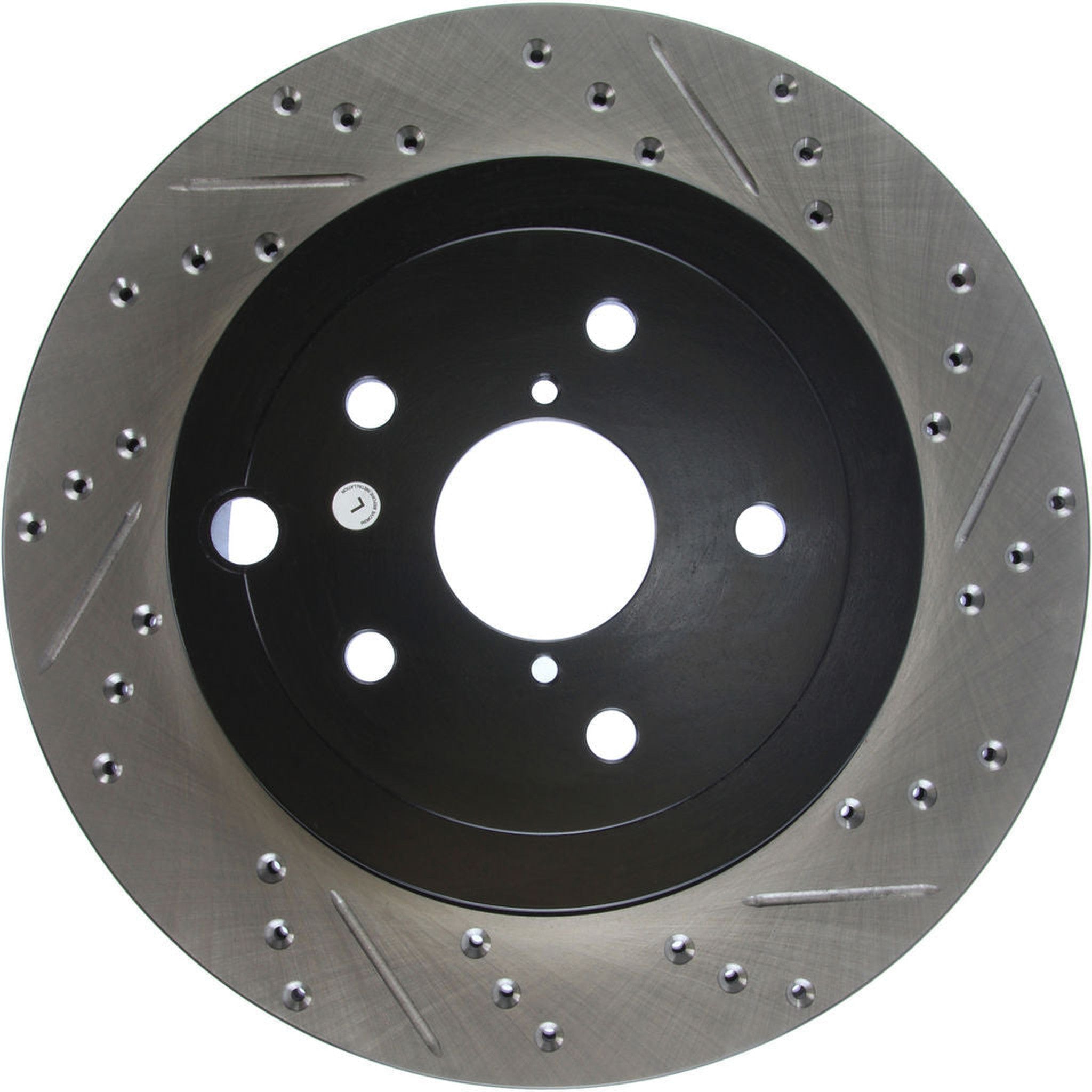StopTech Sport Slotted + Drilled Brake Rotor Rear Left Subaru STI 2008-2017 | 127.47030L