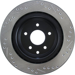 StopTech Sport Slotted + Drilled Brake Rotor Rear Right 350Z / 370z / G35/ G37 2005-2020 | 127.42088R