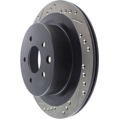 StopTech Sport Slotted + Drilled Brake Rotor Rear Right 350Z / 370z / G35/ G37 2005-2020 | 127.42088R
