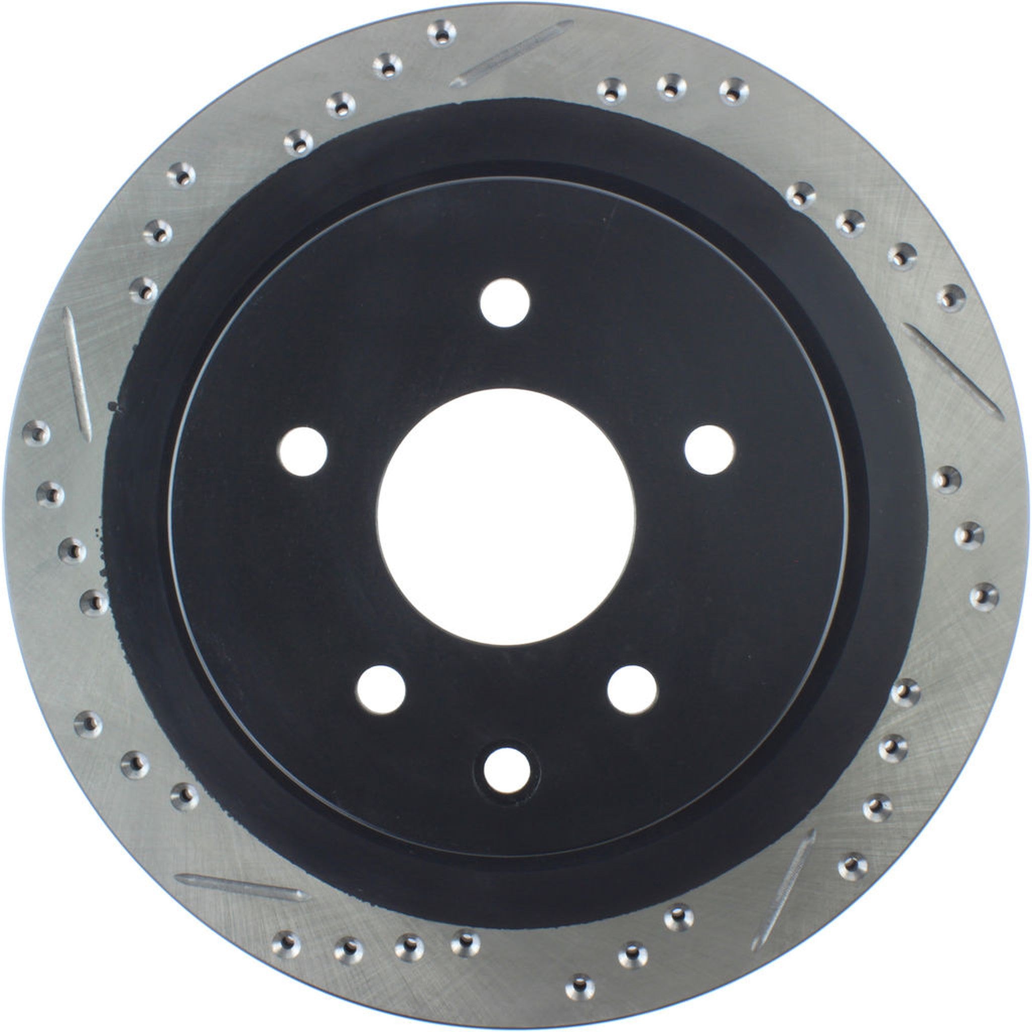 StopTech Sport Slotted + Drilled Brake Rotor Rear Right 350Z / 370z / G35/ G37 2005-2020 | 127.42088R