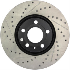 StopTech Sport Slotted & Drilled Brake Rotor Right Front Subaru WRX 2015-2021 | 127.47036R
