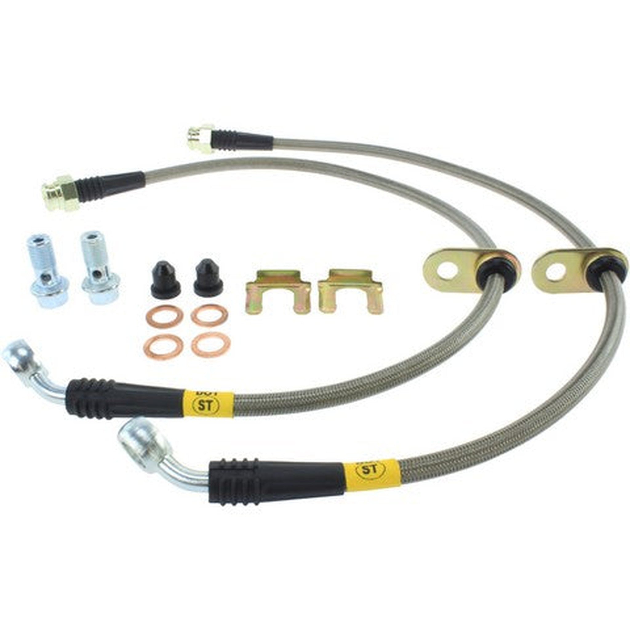 StopTech Stainless Steel Rear Brake Lines Subaru WRX 2008-2021 | 950.47507