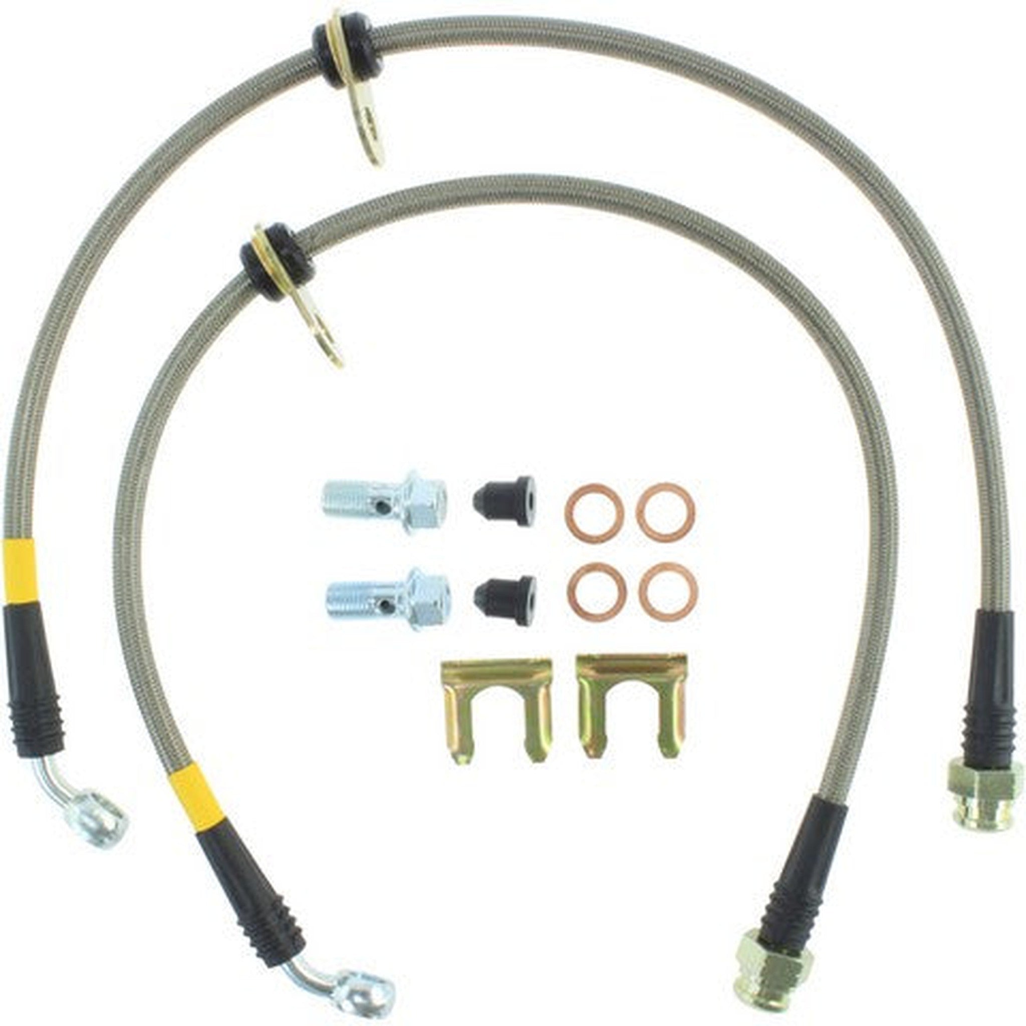 StopTech Stainless Steel Rear Brake Lines Subaru WRX 2008-2021 | 950.47507