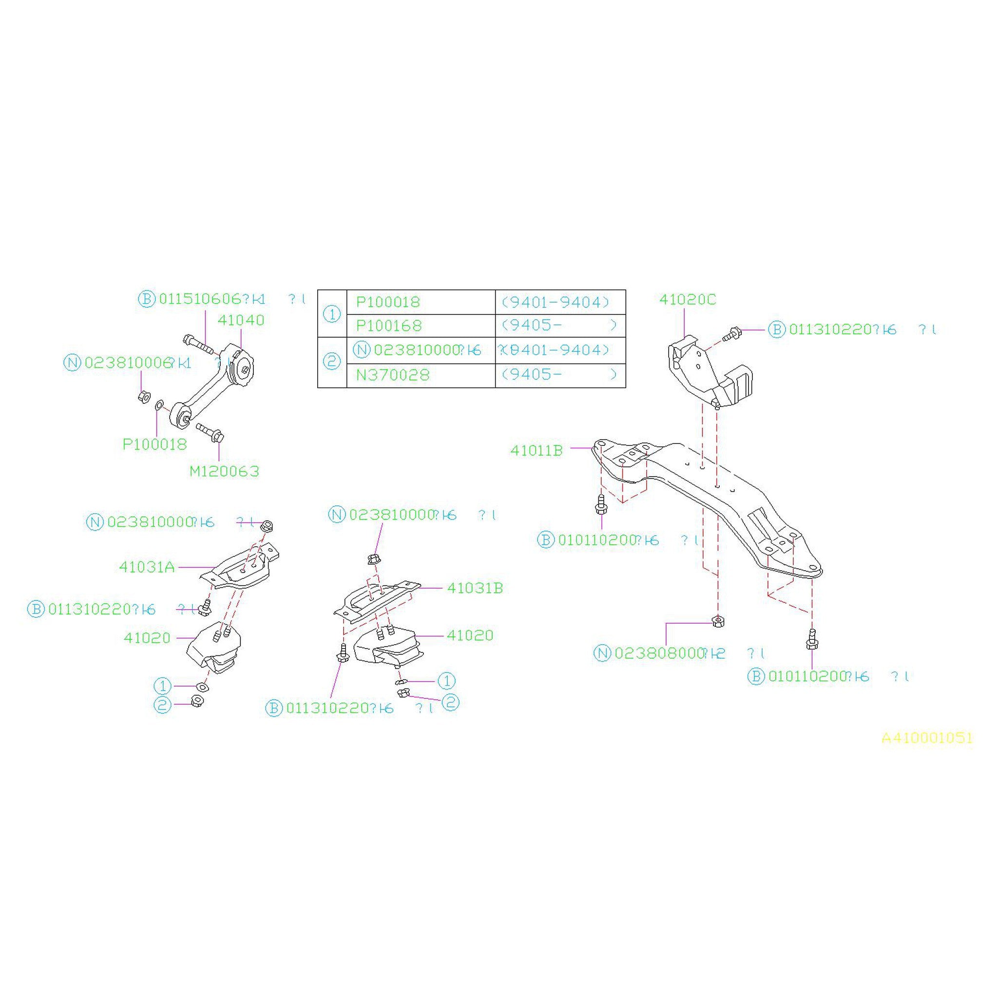 Subaru OEM Transmission Crossmember Washer Subaru WRX / STI 2002-2012 | 903100168