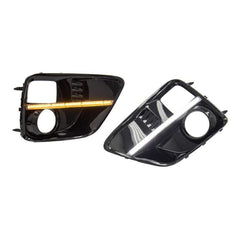 SubiSpeed Sequential JDM S4 Style DRL Fog Light Bezels Subaru WRX / STI 2015-2017