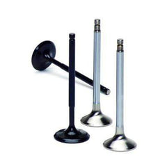 Supertech 32mm Black Nitrided Exhaust Valves Subaru WRX / STI EJ25 2.5L (Set of 8)