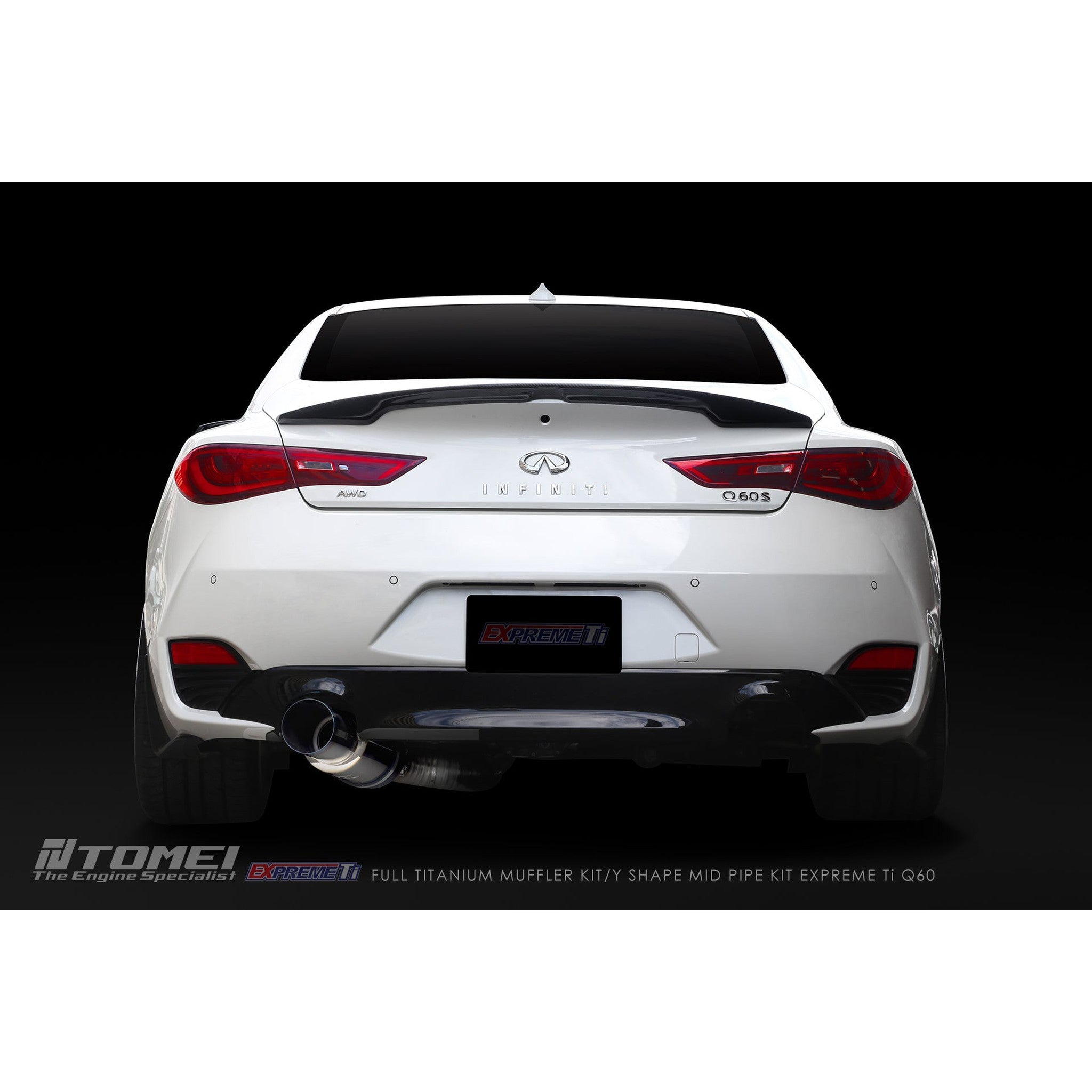 Tomei Expreme Ti Cat Back Exhaust Infiniti Q60 2017-2022 | TB6090-NS21B