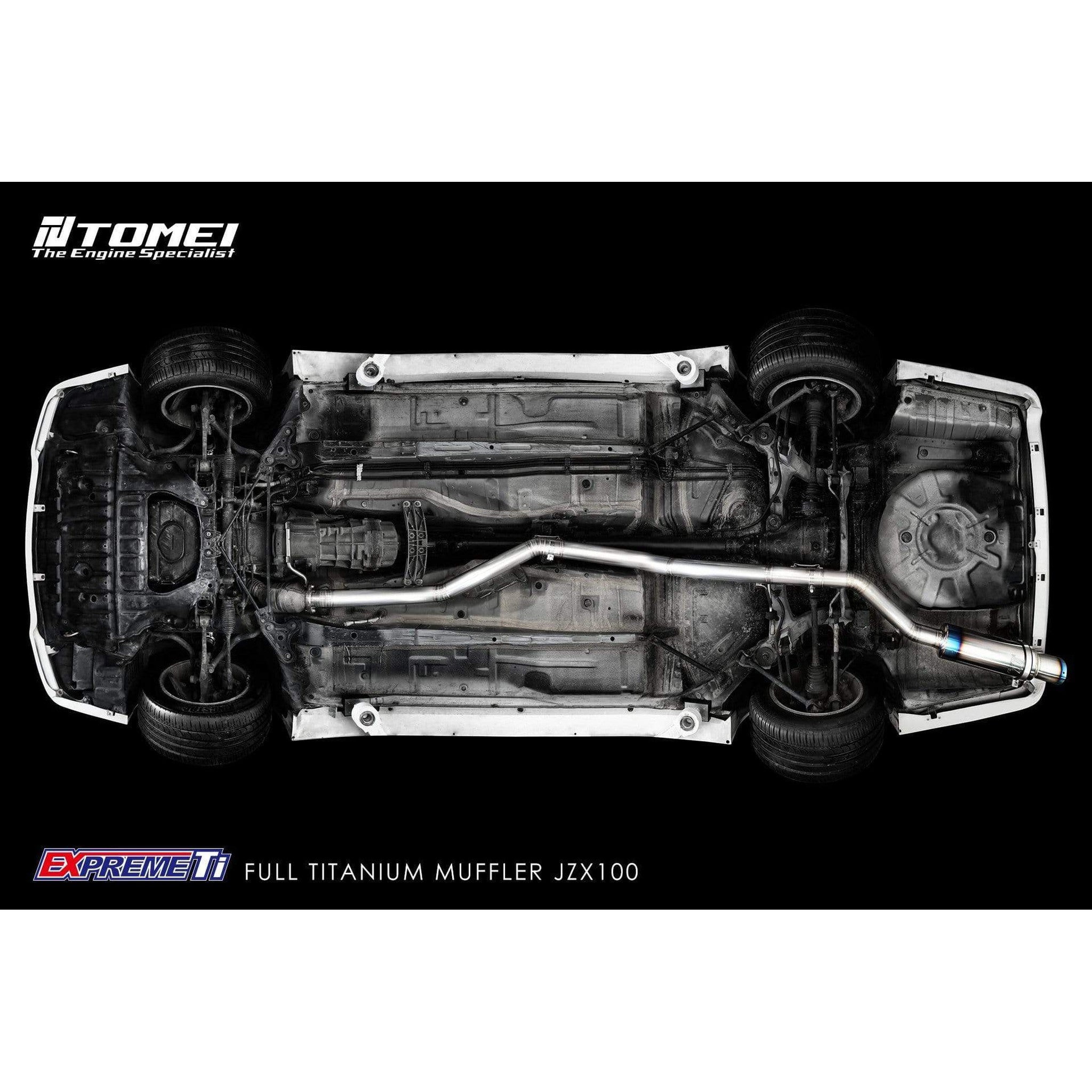 Tomei Titanium Cat Back Exhaust Toyota Cresta / Chaser 1JZ-GTE | TB6090-TY04A