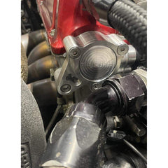 Torque Solution Billet Cam Sensor Housing (Black): Mitsubishi Evolution 4/5/6/7/8 | TS-EV-604BK