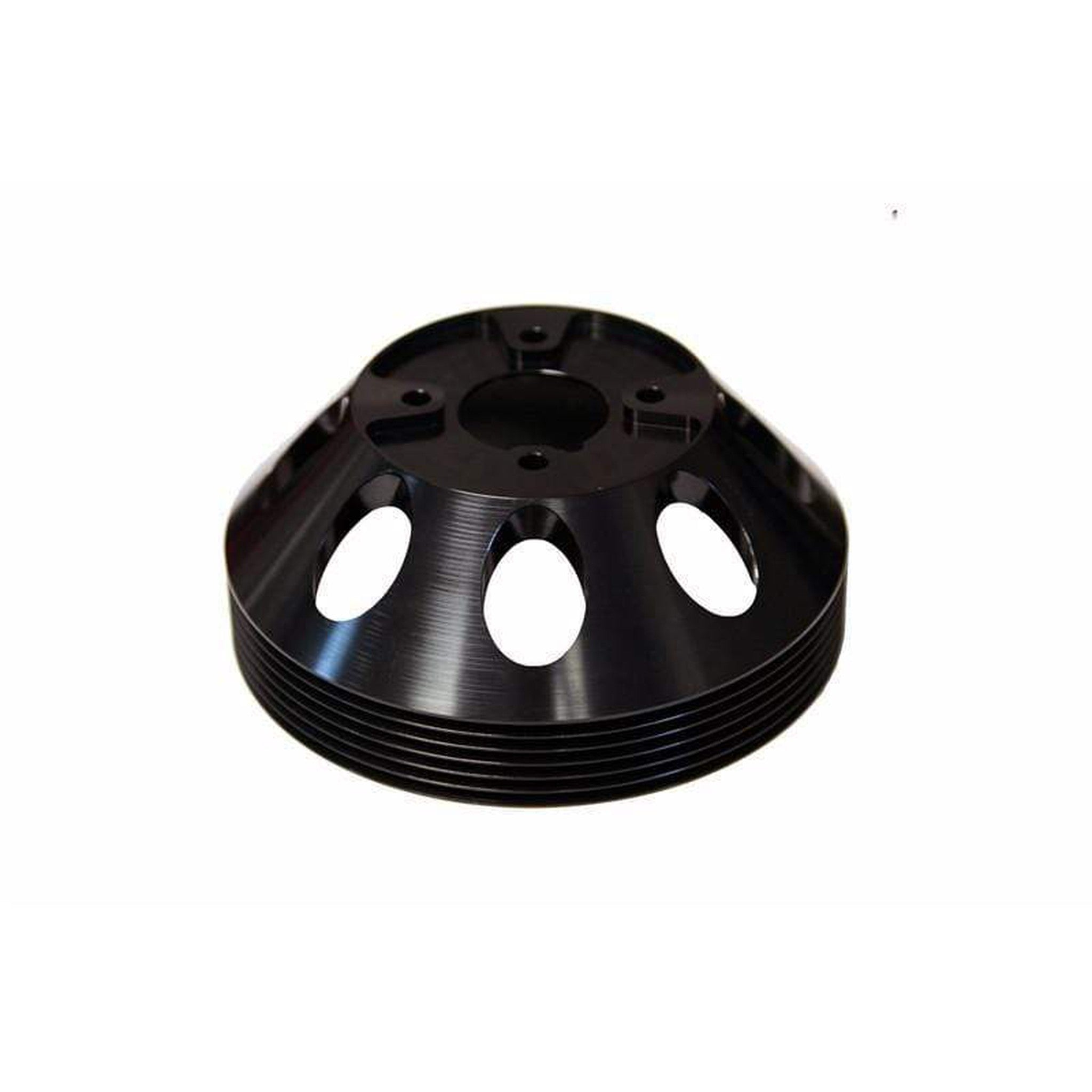 Torque Solution Black Lightweight Water Pump Pulley Hyundai Genesis Coupe 3.8 2010-2015 | TS-GEN-003B