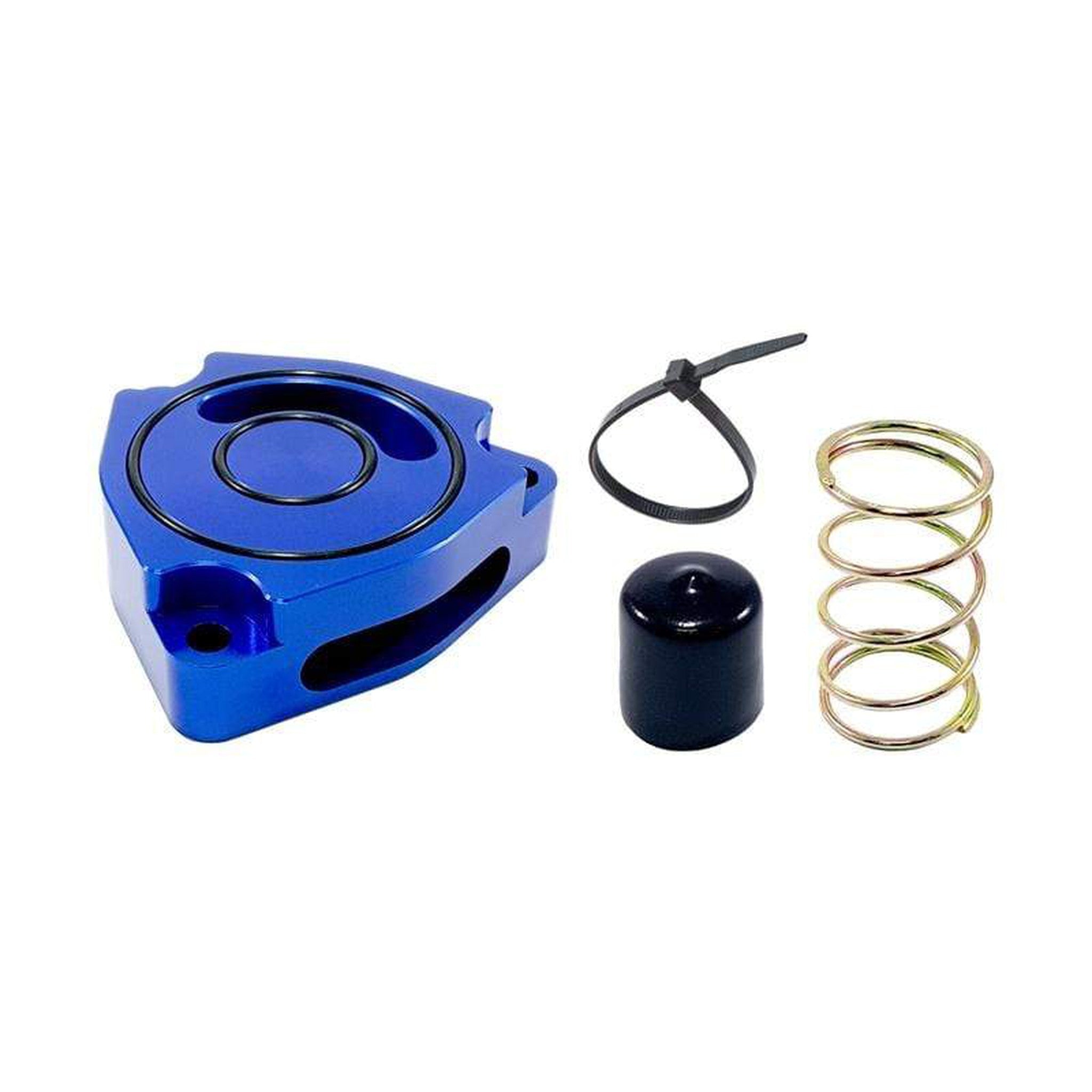 Torque Solution Blow Off BOV Sound Plate Blue Hyundai Veloster Turbo 2014-2020 | TS-SP2-HVBU