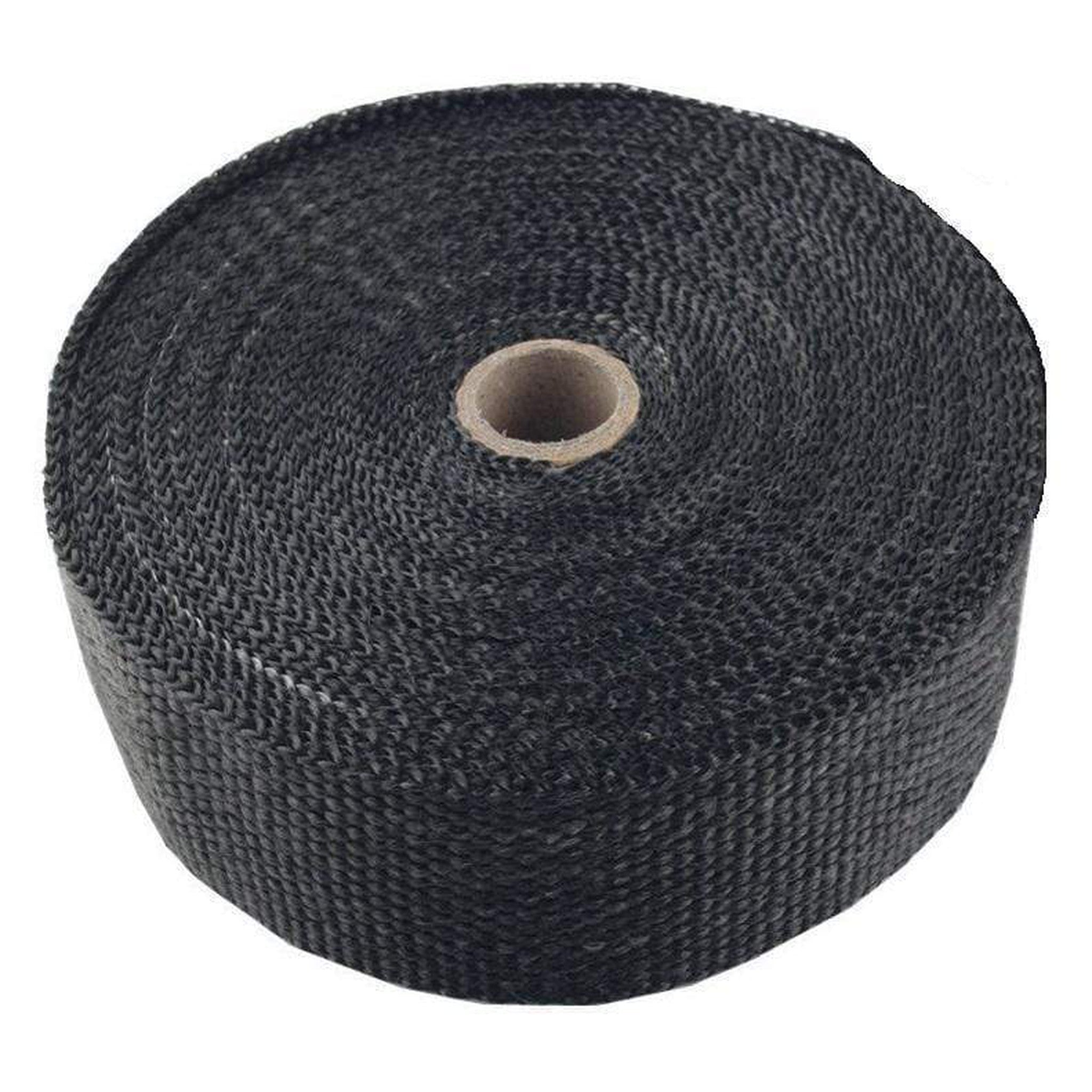 Torque Solution Fiberglass Exhaust Wrap 1inx50ft Black | TS-EW-1X50BK
