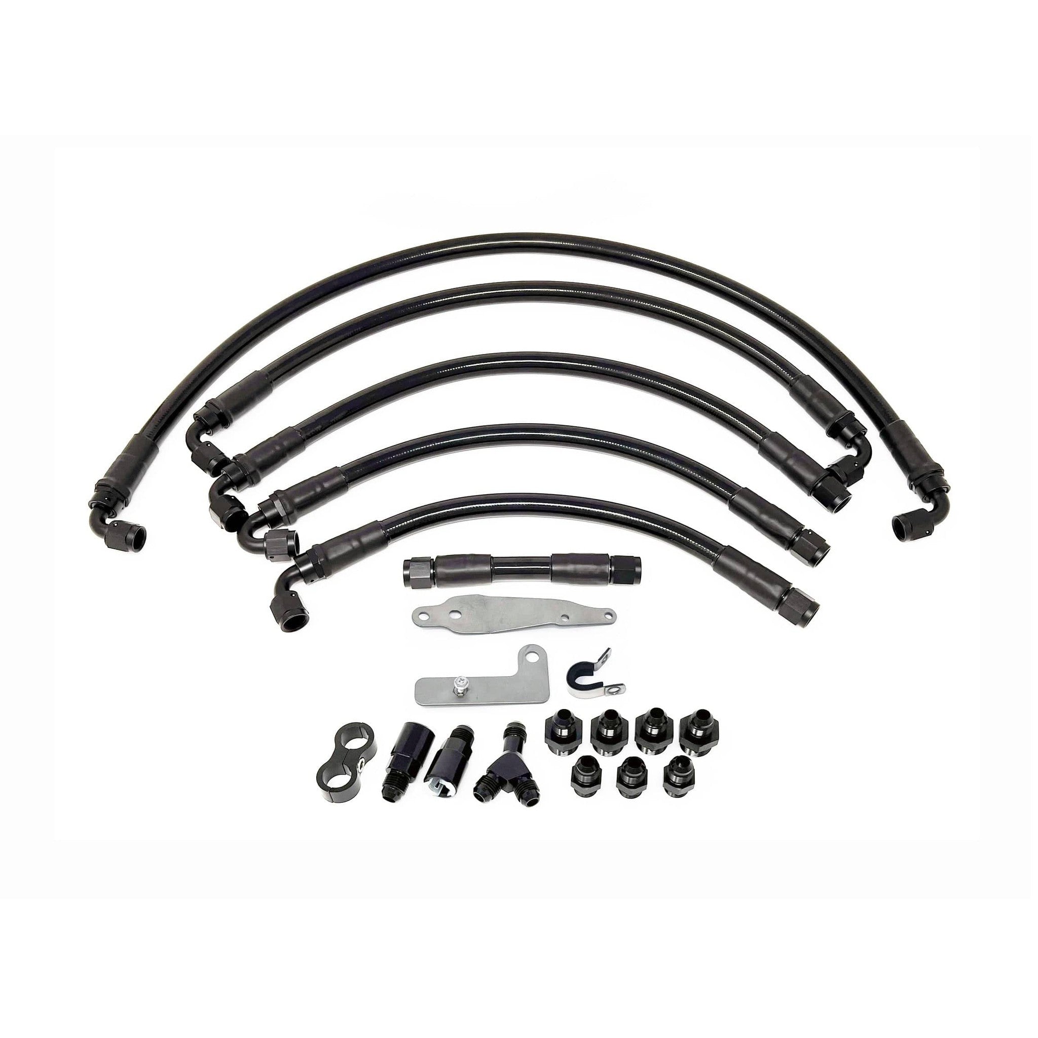 Torque Solution PTFE Fuel Line Kit: Subaru STI 08-21 / WRX 08-14 | TS-SU-6FLK-AM-P-08