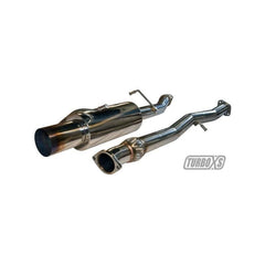 Turbo XS 3inch Cat Back Exhaust Blued Tips Subaru WRX / STI 2002-2007