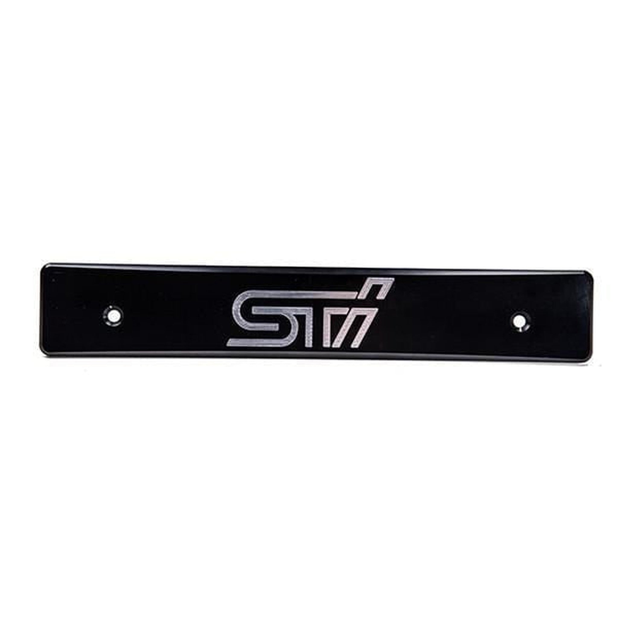 Turbo XS "STI" License Plate Delete Subaru WRX / STI 2015-2021 | WS15-LPD-BLK-STI