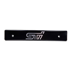 Turbo XS "STI" License Plate Delete Subaru WRX / STI 2015-2021 | WS15-LPD-BLK-STI