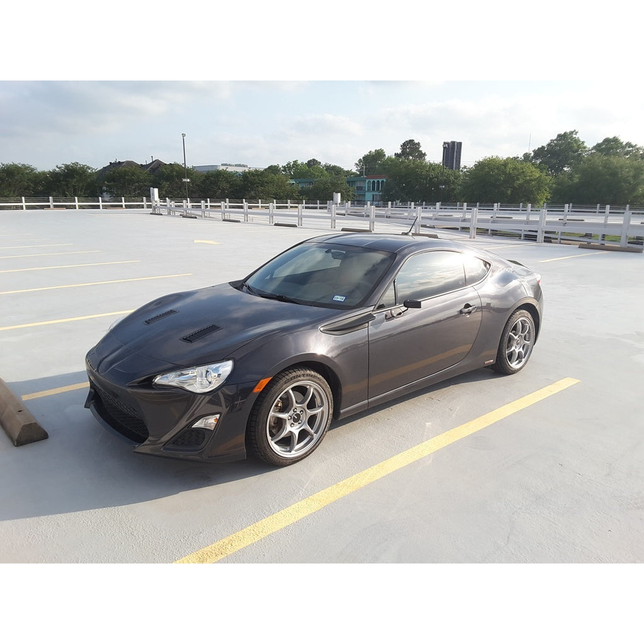 Verus Large Hood Louvers Black Subaru BRZ / Scion FR-S / Toyota GT86 2013-2020 | A0056A-BLK