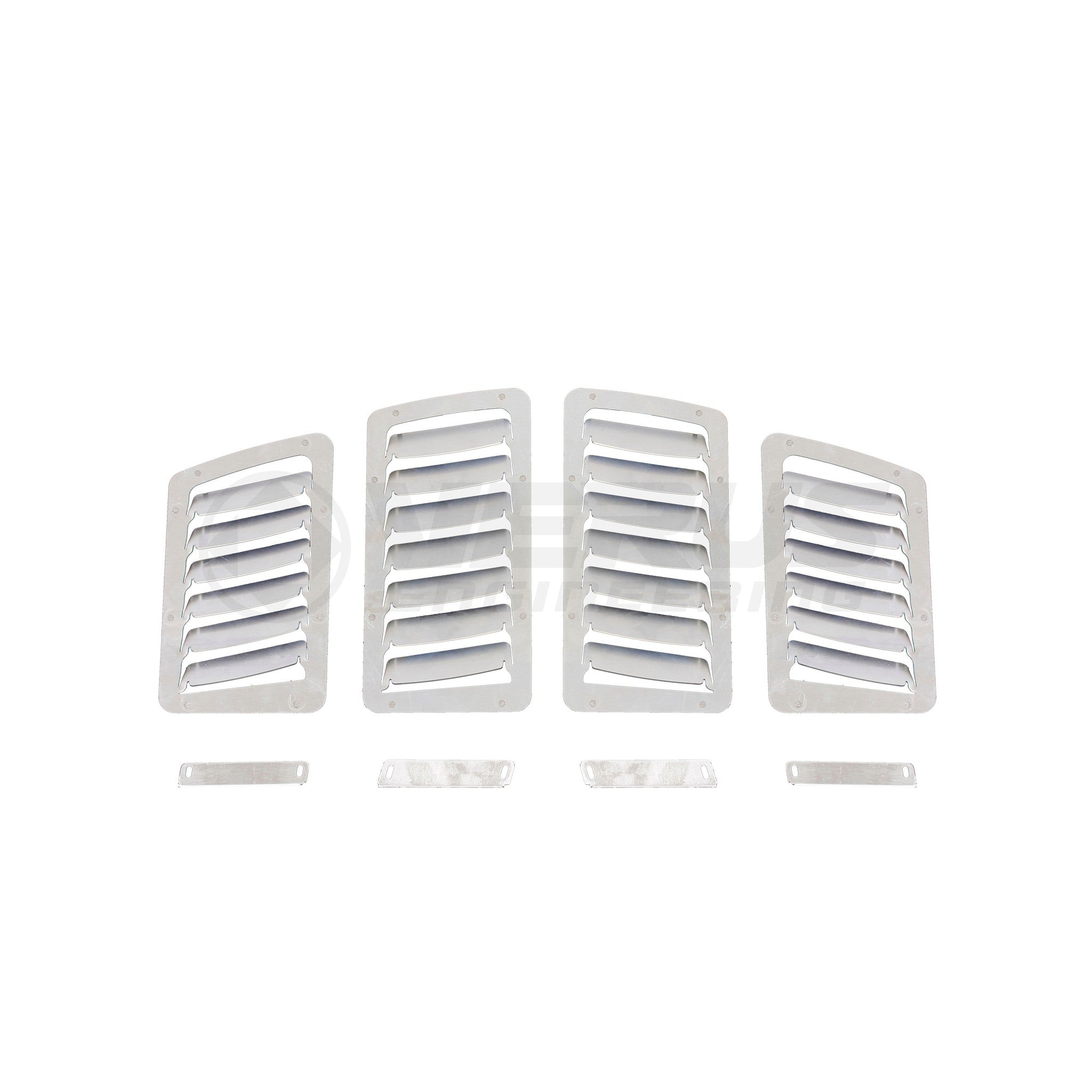 Verus Small and Large Slanted Hood Louvers Aluminum Subaru BRZ / Toyota GT86 13-20 | A0065A-BARE
