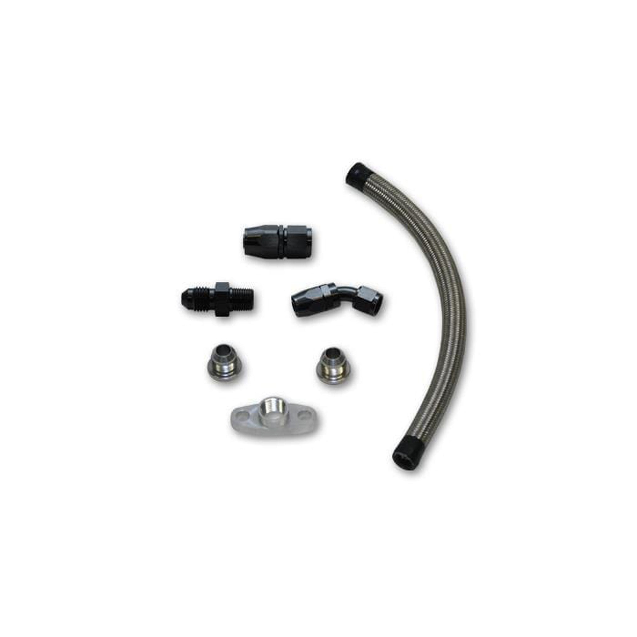 Vibrant Oil Drain Kit incl 12in Teflon Lined S.S. Hose Fitting