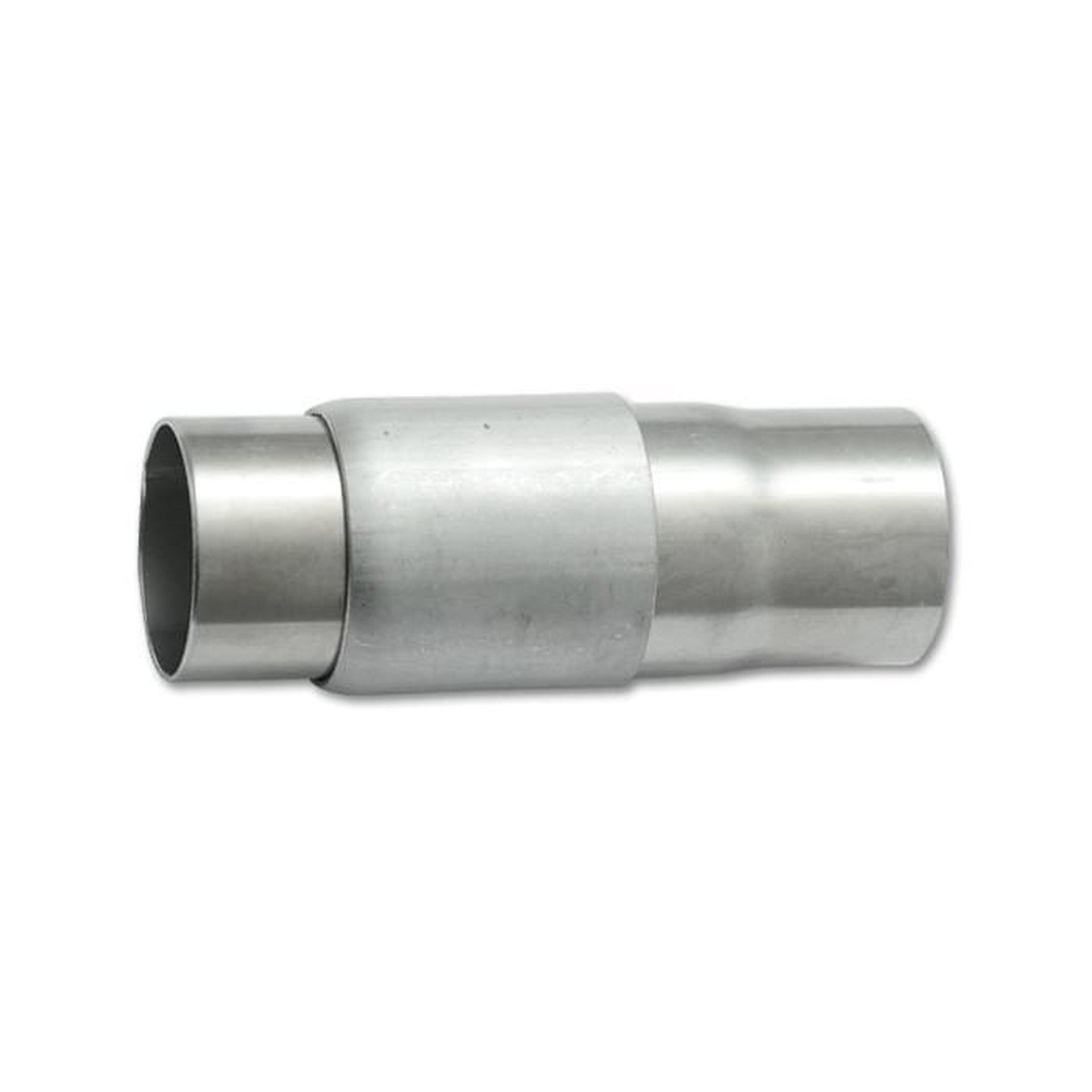 Vibrant Slip Joint Adapter T304 Stainless Steel 1.75" OD Tubing - 3 piece assembly | 13284