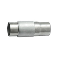 Vibrant Slip Joint Adapter T304 Stainless Steel 1.75" OD Tubing - 3 piece assembly | 13284