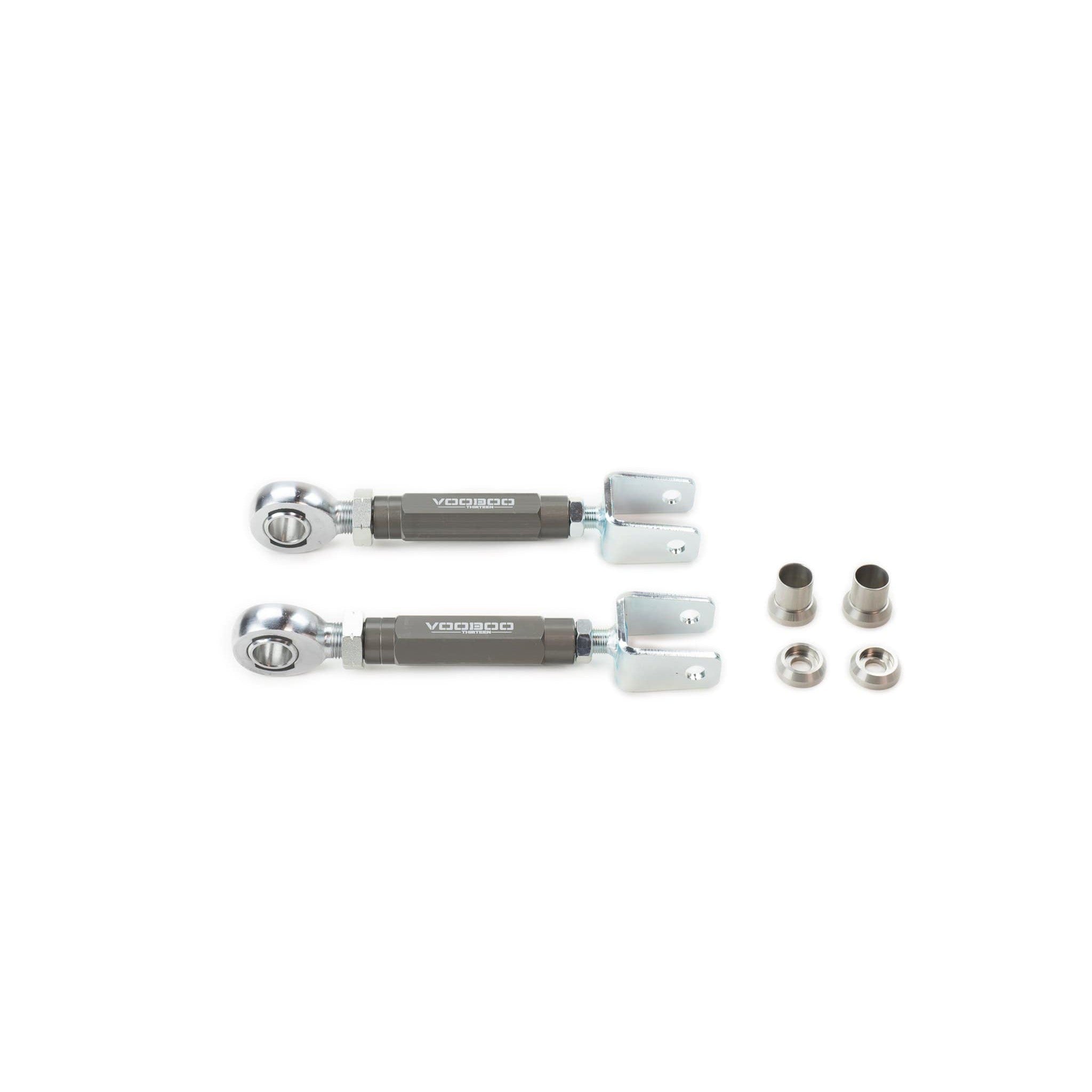 Voodoo13 Rear Traction Arms Hard Clear Grey Nissan 370z/ Infiniti G37