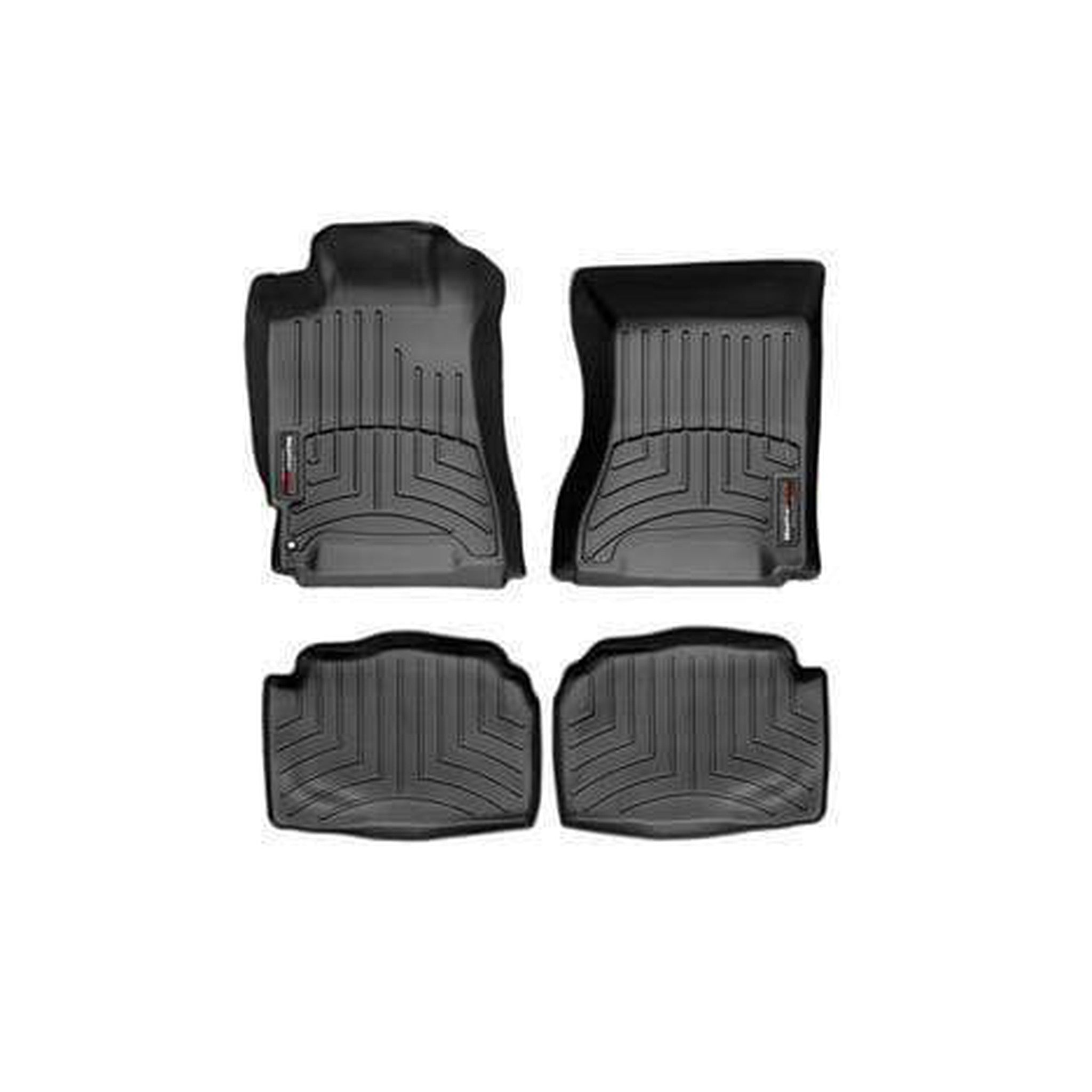 WeatherTech DigitalFit Black Floor Mats Front and Rear Subaru Forester 2003-2008 | 441281-440972