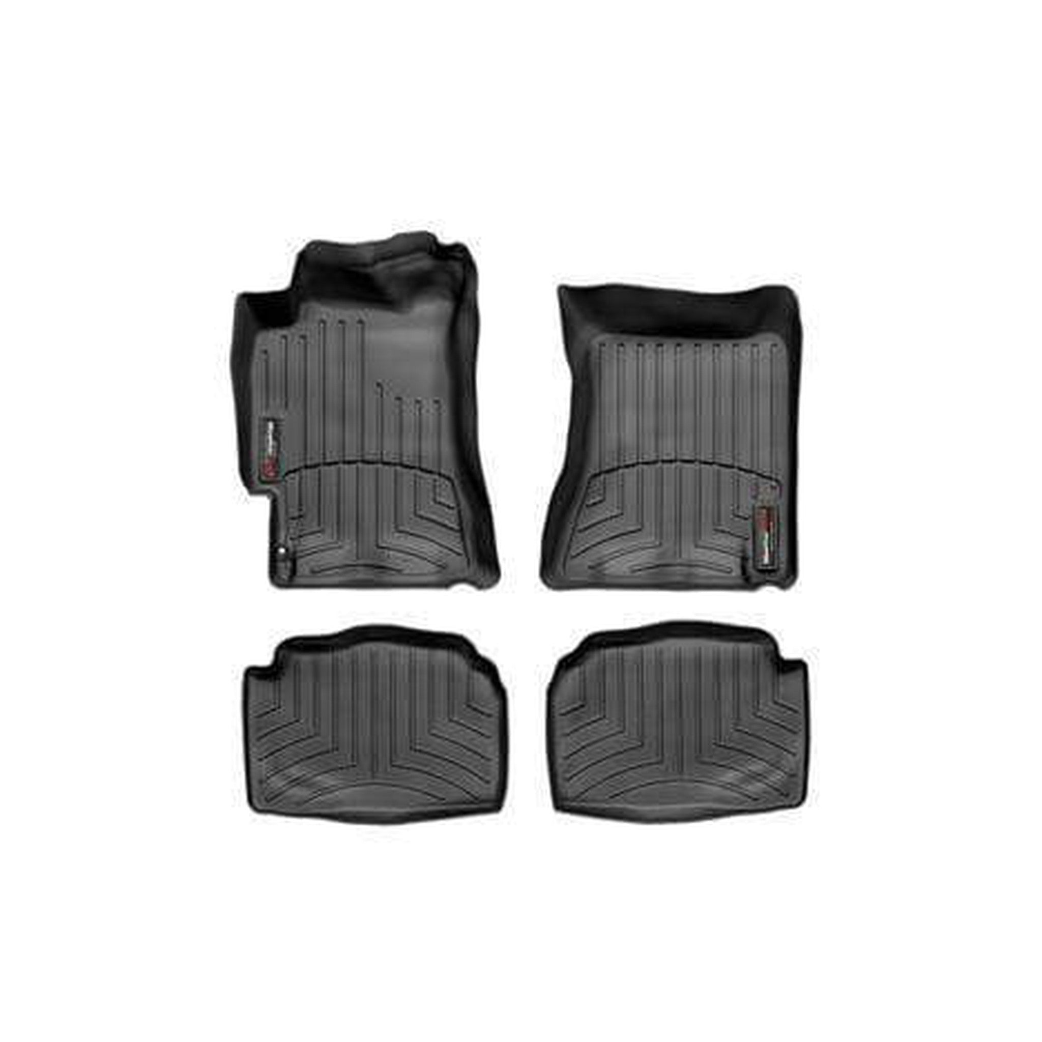 WeatherTech Front and Rear Floor Mats DigitalFit Black - 2002-2007 Subaru WRX /STI