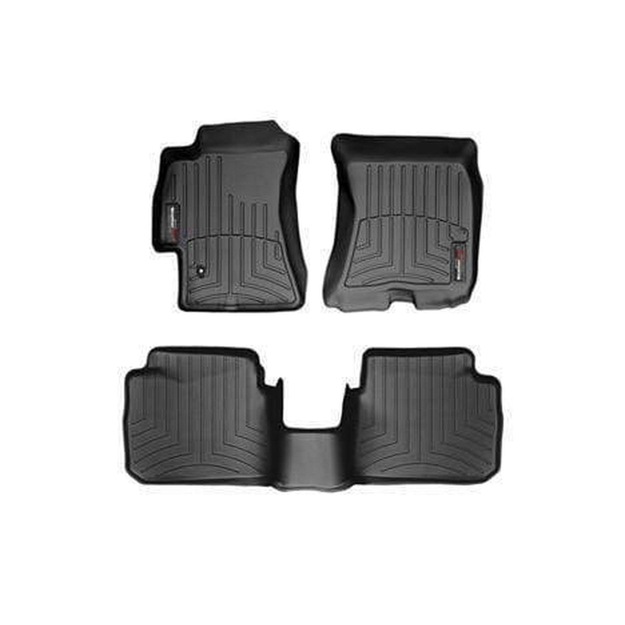 WeatherTech Front and Rear Floor Mats DigitalFit Black Subaru Legacy / GT / Outback / XT 2005-2009