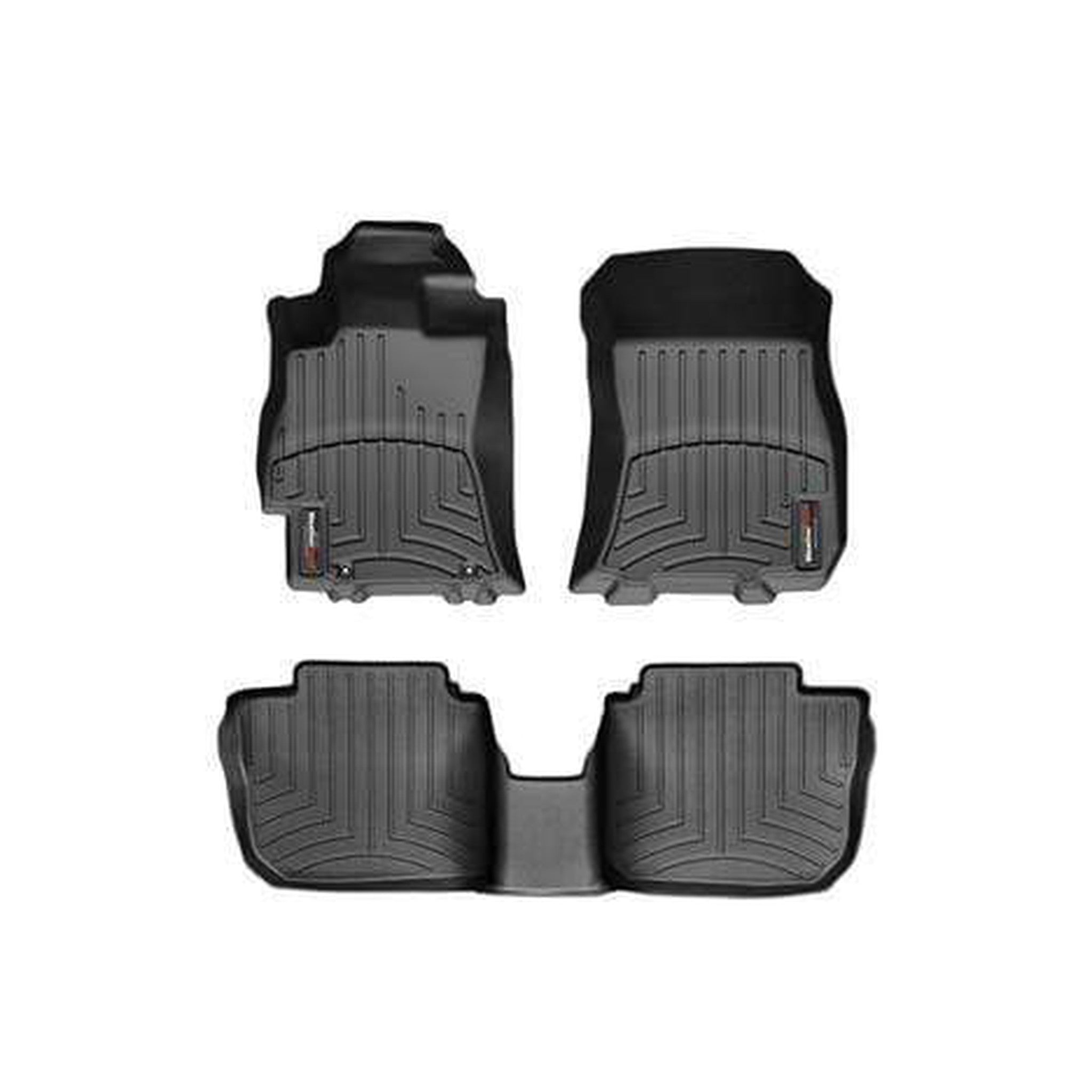 WeatherTech Front and Rear Floor Mats DigitalFit Black Subaru Legacy / GT / Outback / XT 2010-2014