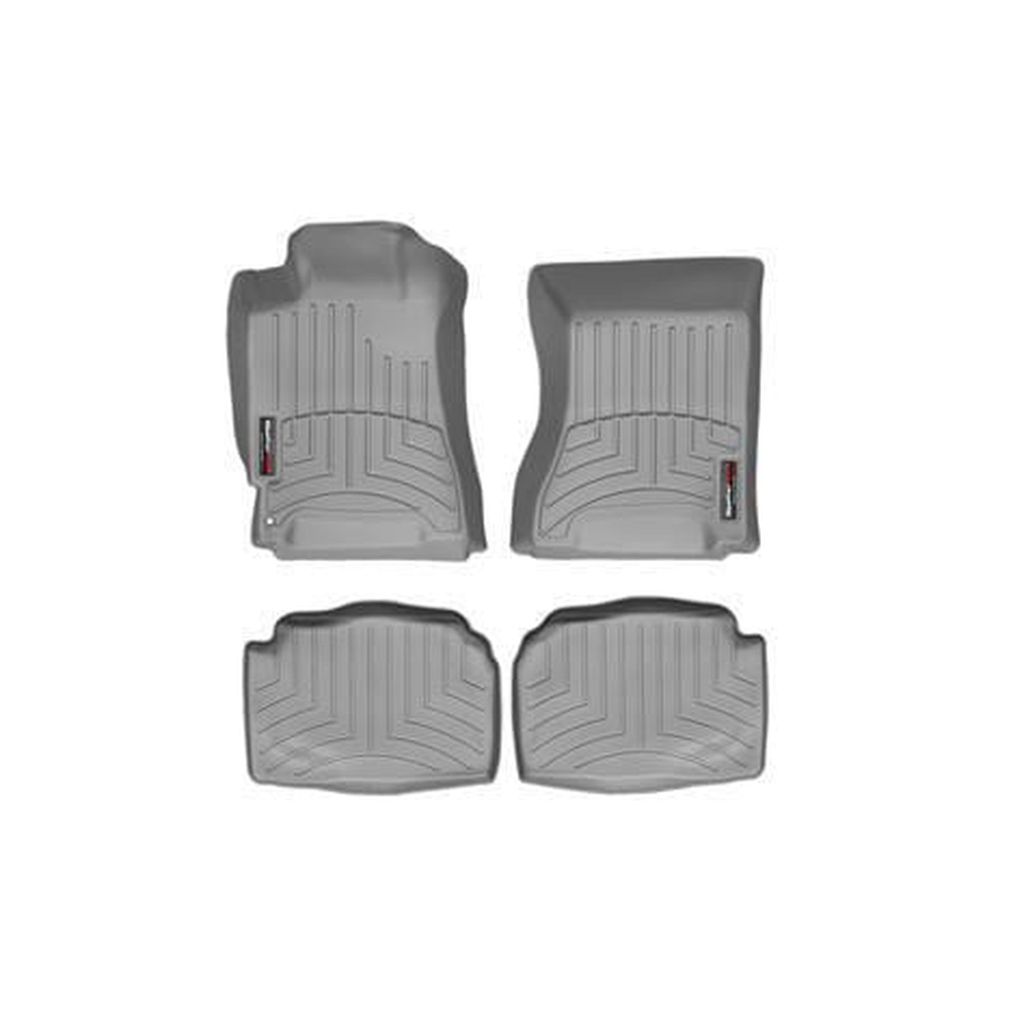 WeatherTech Front and Rear Floor Mats DigitalFit - Grey Subaru Forester / XT - 2003-2008
