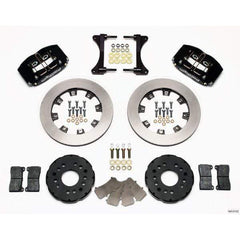 Wilwood Dynapro Radial Black Slotted Front Brake Kit 2002 Subaru WRX / 2004 Subaru STI w/ 15-in Wheels