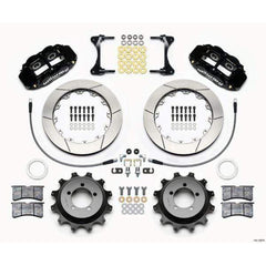 Wilwood FNSL4R Black Rear Slotted Big Brake Kit 2002-2005 Subaru WRX