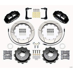 Wilwood FNSL4R Rear Black Slotted Big Brake Kit Scion FR-S 2013-2016 / Subaru BRZ 2013-2020
