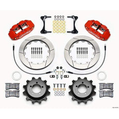 Wilwood FNSL4R Red Rear Slotted Big Brake Kit 2002-2005 Subaru WRX