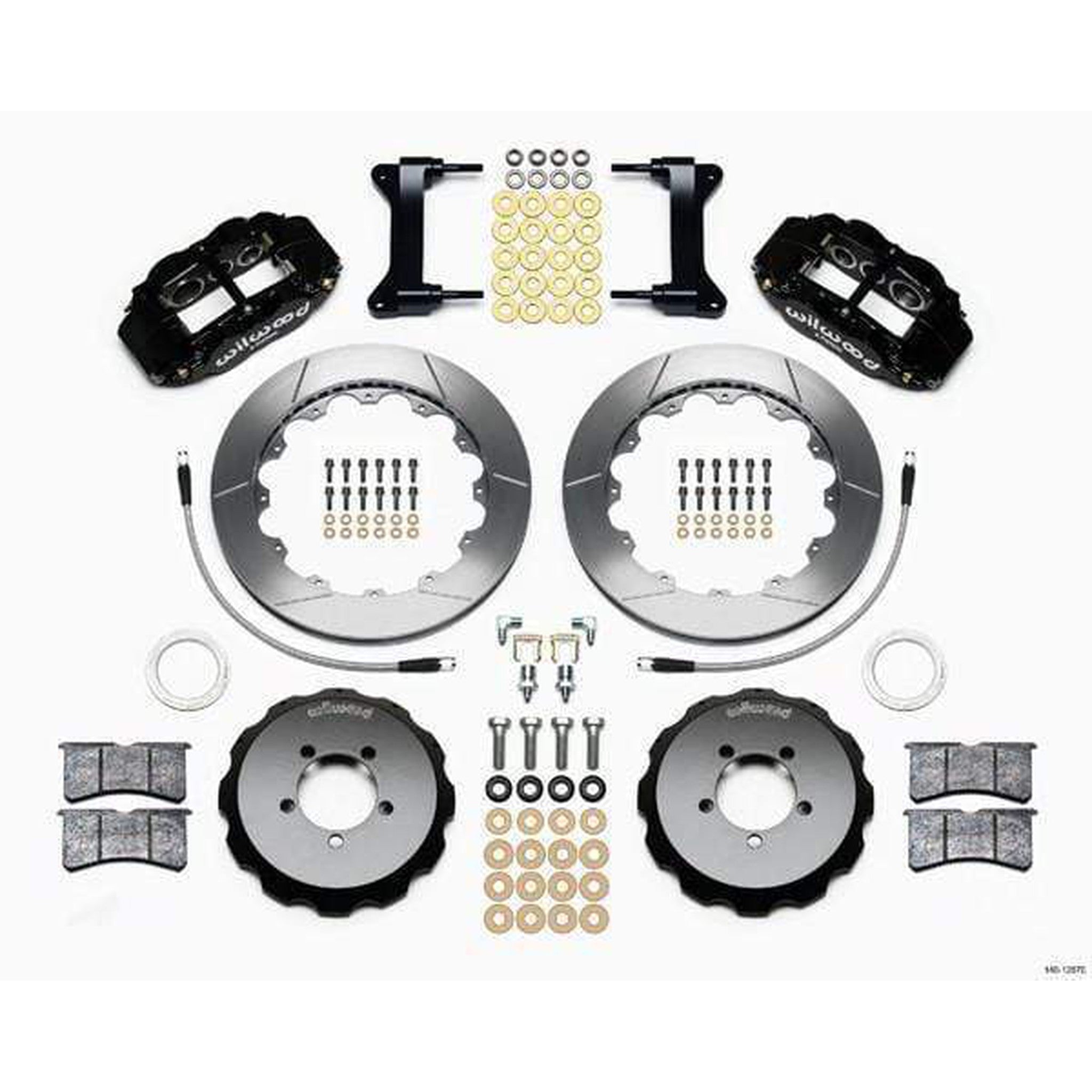 Wilwood FNSL6R Front Black Slotted Big Brake Kit Scion FR-S 2013-2016 / Subaru BRZ 2013-2020