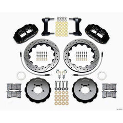 Wilwood FNSL6R Front Black Slotted & Drilled Big Brake Kit Scion FR-S 2013-2016 / Subaru BRZ 2013-2020