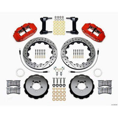 Wilwood FNSL6R Front Red Slotted & Drilled Big Brake Kit Scion FR-S 2013-2016 / Subaru BRZ 2013-2020