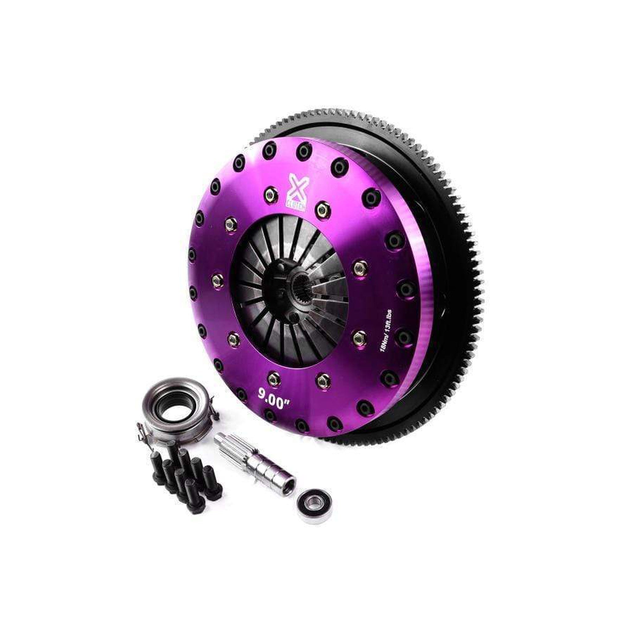 XClutch Clutch Kit 9 in. Twin Solid Organic Clutch Discs w/ Flywheel Scion FR-S 2013-2016 / Subaru BRZ 2013+ / Toyota 86 2017+