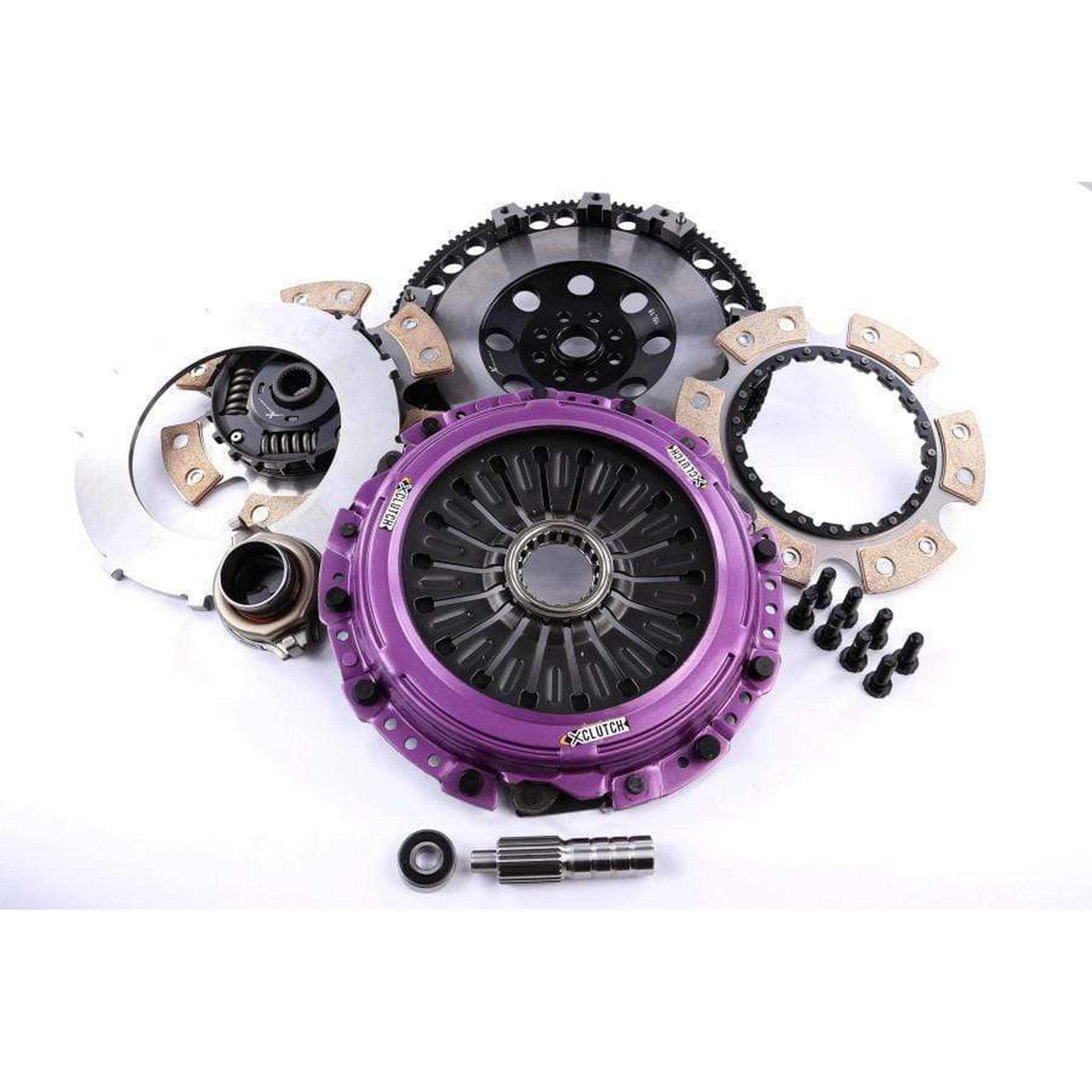 XClutch Clutch Kit 9in Twin Sprung Ceramic Disc w/ Flywheel Subaru STI 2004-2021