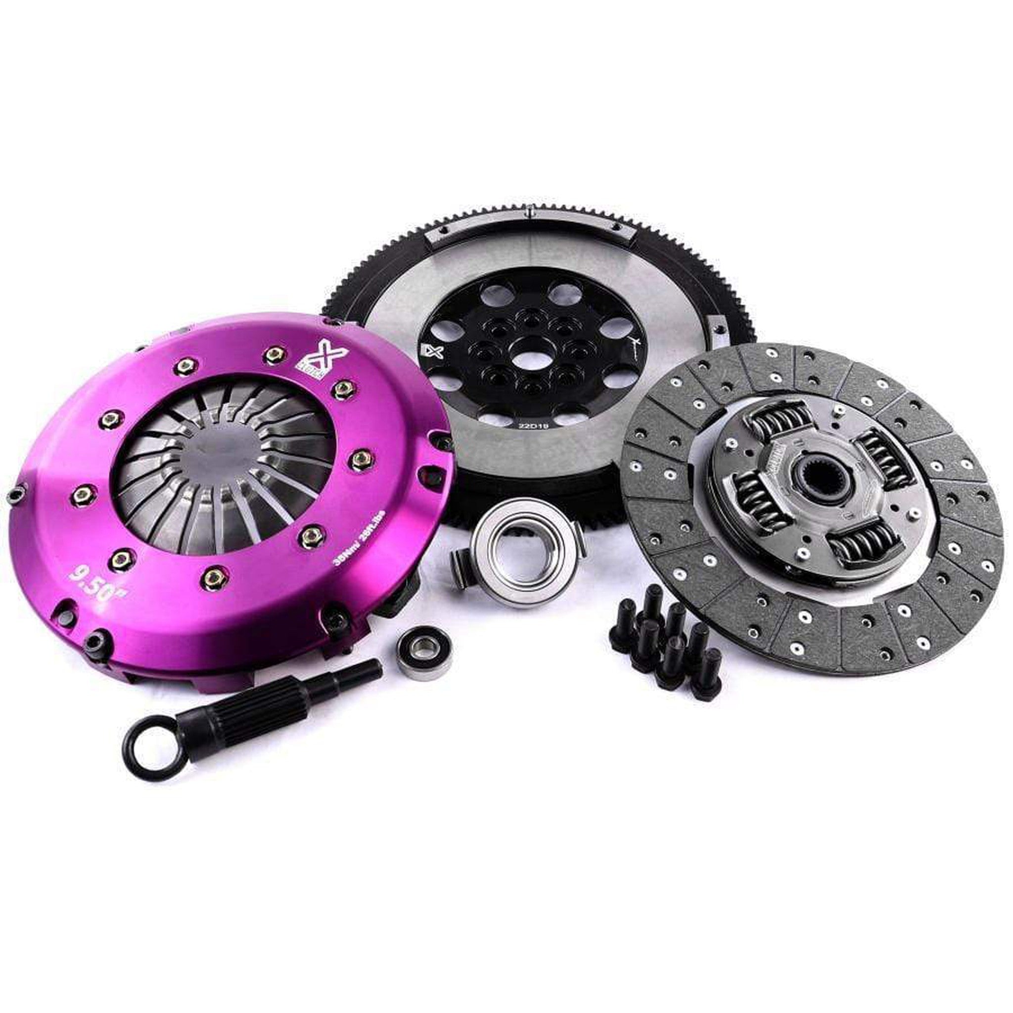 XClutch Clutch Kit Stage 1 Single Sprung Organic Clutch Disc w/ Flywheel Scion FR-S 2013-2016 / Subaru BRZ 2013+ / Toyota 86 2017+