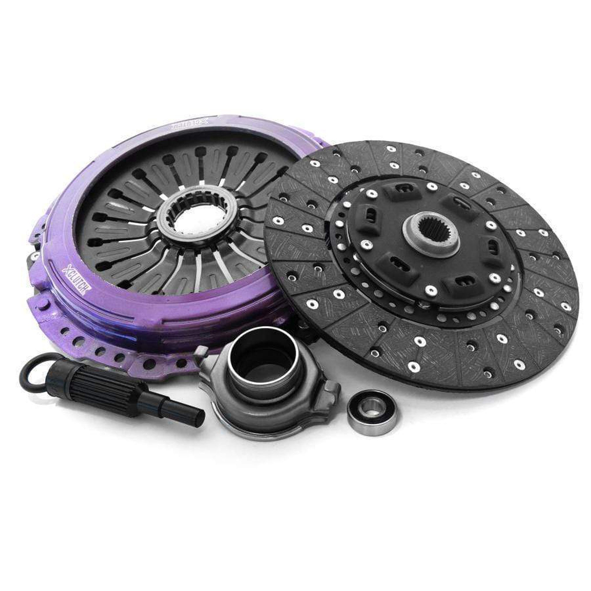 XClutch Clutch Kit Stage 1 Sprung Organic Clutch Disc with Steel Backed Facing Subaru STI 2004-2021